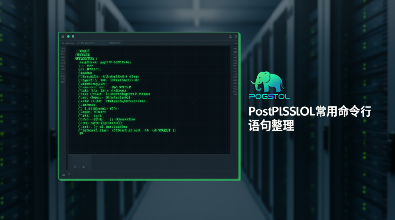 PostgreSQL常用命令行语句整理